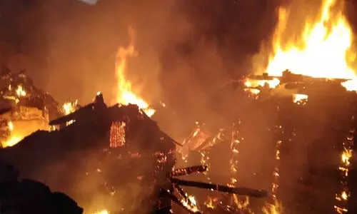 ബിഹാർ സെക്രട്ടറിയേറ്റിലെ തീപിടിത്തം: അഴിമതിയുടെ തെളിവുകൾ നശിപ്പിക്കാനെന്ന് ആർ.ജെ.ഡി