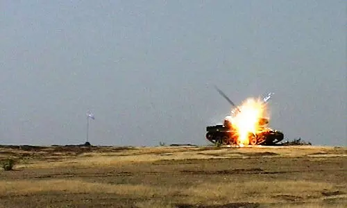 ടാങ്കുകൾ തകർക്കാൻ ശേഷിയുള്ള നാഗ് മിസൈൽ പരീക്ഷണം വിജയകരം