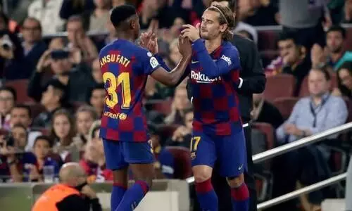 അൻസു ഫാതിക്കെതിരെ വംശീയാധിക്ഷേപം; സ്​പാനിഷ്​ മാധ്യമത്തിനെതിരെ ഗ്രിസ്​മാൻ