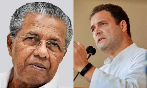 രാഹുൽ ഗാന്ധി കാര്യങ്ങൾ കണ്ടത്​ നല്ലനിലക്ക്​ -പിണറായി​