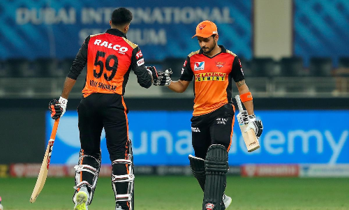 രാജസ്ഥാന്​ എട്ടി​െൻറ പണി കൊടുത്ത്​ ഹൈദരാബാദ്​