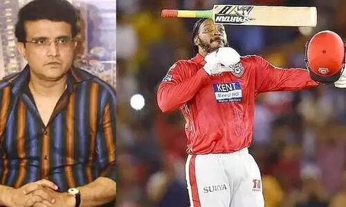 ഗെയിൽ അടിച്ചു പറത്തുന്നത്​ വെറുതെയല്ല; കാരണം വെളിപ്പെടുത്തി​ ഗാംഗുലി