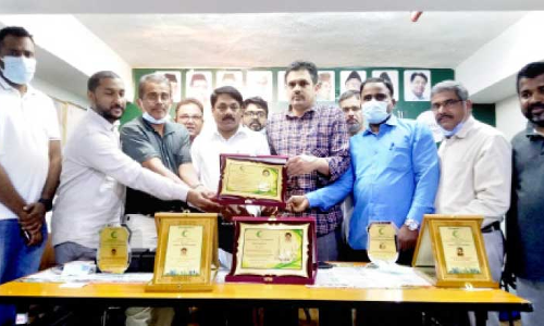 കുവൈത്ത് കെ.എം.സി.സി യാത്രയയപ്പ്​ നൽകി