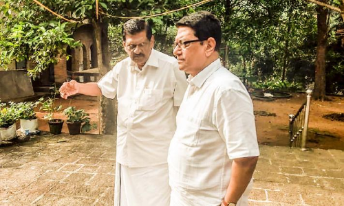 പിന്തുണ അറിയിച്ച്​ ജോസഫി​െൻറ വീട്ടിൽ മാണിയുടെ മരുമകൻ