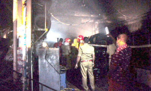 തൊടുപുഴയിൽ വൻ തീപിടിത്തം