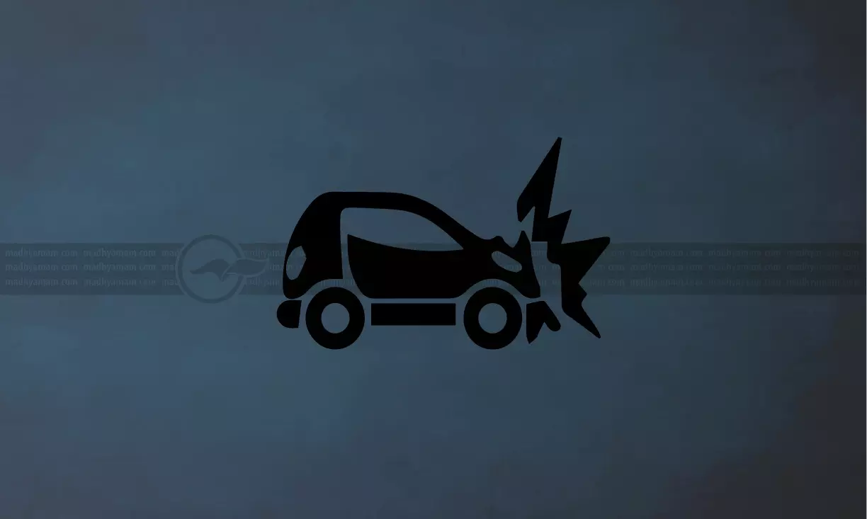 മദ്യലഹരിയിൽ സി.െഎ ഓടിച്ച കാറിടിച്ച് ബൈക്ക് യാത്രികക്ക് പരിക്ക്