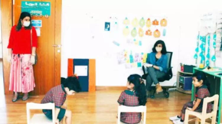 വിദ്യാഭ്യാസ മന്ത്രാലയം പ്രതിനിധികൾ കിൻറർഗാർട്ടനുകൾ സന്ദർശിച്ചു