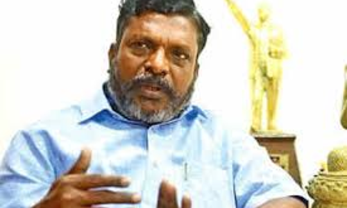 ​മനുസ്​മൃതിയെ വിമർശിച്ച തിരുമാവളവനെതിരെ പൊലീസ്​ കേസ്