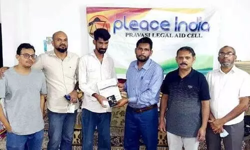 വിസ ഏജൻറി​െൻറ ചതിയിൽപെട്ട അജിത് ചന്ദ്രൻ നാടണഞ്ഞു