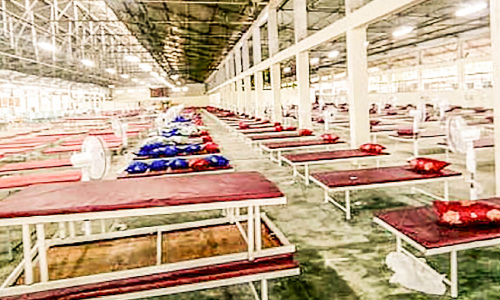 ഏറ്റവും വലിയ കോവിഡ് കെയർ സെൻറർ വളവനാട്ട് ഒരുങ്ങുന്നു