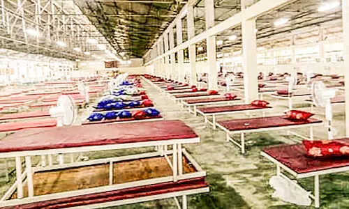 ഏറ്റവും വലിയ കോവിഡ് കെയർ സെൻറർ വളവനാട്ട് ഒരുങ്ങുന്നു