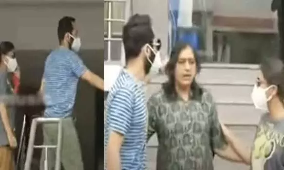 ചീരുവിെൻറ മകനെക്കാണാൻ നസ്രിയയും ഫഹദുമെത്തി ചീരുവിെൻറ മകനെക്കാണാൻ നസ്രിയയും ഫഹദുമെത്തി