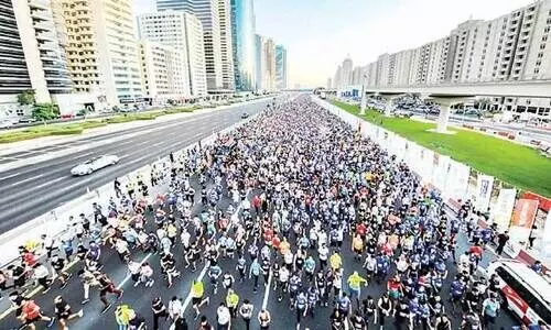 റെ​ഡി... ഗെ​റ്റ് സെ​റ്റ് ഗോ: ​ദു​ബൈ റ​ൺ​ഇ​ന്ന്