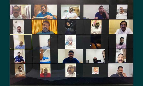 പുനഃസംഘടിപ്പിച്ച ഒ.​െഎ.സി.സി സൗദി ദേശീയ സമിതി ആദ്യ യോഗം ചേർന്നു