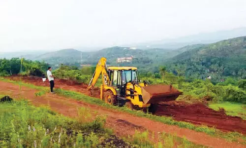 ചീക്കോട് മേപ്പറ്റ മലയിൽ വീണ്ടും അനധികൃത ചെങ്കൽഖനനം