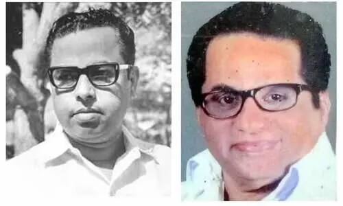 വയലാറായി വേഷമിട്ട ചേർത്തല രാജന് നാടകത്തിൽ അഞ്ച് പതിറ്റാണ്ടി​ന്‍റെ തിളക്കം