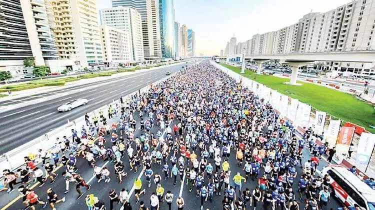 റെ​ഡി... ഗെ​റ്റ് സെ​റ്റ് ഗോ: ​ദു​ബൈ റ​ൺ​ഇ​ന്ന്