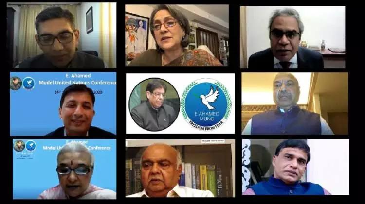 ഇ. അഹമ്മദ് സ്​മാരക മാതൃക ​െഎക്യരാഷ്​ട്ര സഭ സമ്മേളനം സംഘടിപ്പിച്ചു