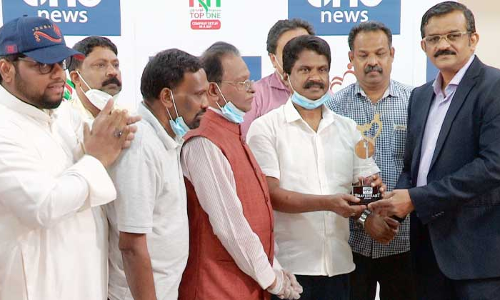 മീ​ഡി​യ​വ​ൺ ബ്രേ​വ് ഹാ​ർ​ട്ട് പു​ര​സ്കാ​രം ഇ​ൻ​കാ​സി​ന്​ സ​മ്മാ​നി​ച്ചു