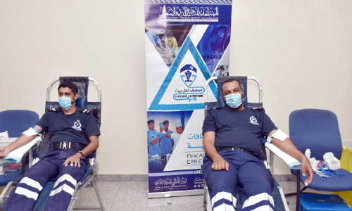 സിവിൽ ഡിഫൻസ്​ പൊതു അതോറിറ്റി രക്തദാന ക്യാമ്പ്​ നടത്തി