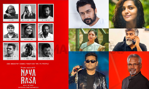 നവരസ, ഒമ്പത്​ സംവിധായകരുടെ സിനിമാ സമാഹാരമൊരുങ്ങുന്നു; അണിയറയിൽ വമ്പന്മാർ