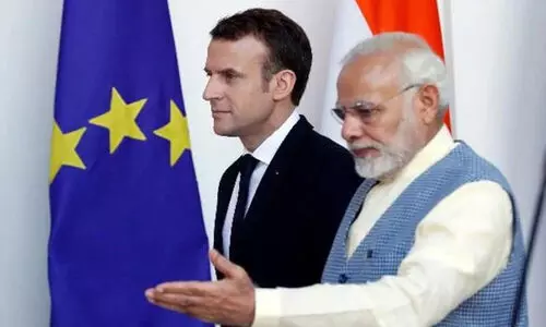 അറബ് രാഷ്ട്രങ്ങളുടെ പ്രതിഷേധത്തിനിടെ മാക്രോണിന് പിന്തുണയുമായി ഇന്ത്യ