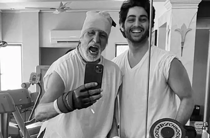 ഇൻസ്​റ്റഗ്രാമിൽ വരവറിയിച്ച്​ ബച്ച​െൻറ കൊച്ചുമോൻ