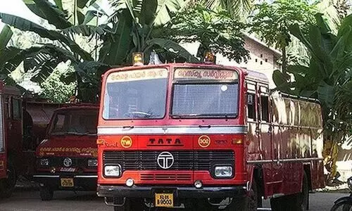 കൊക്കിൽ കമ്പിവളയം; കിളിയെ രക്ഷിക്കാൻ അഗ്നിശമന സേന