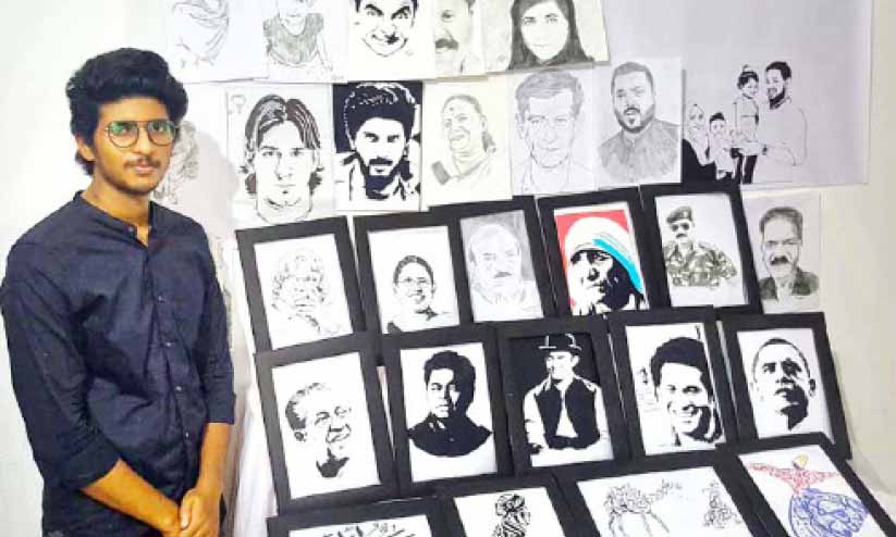 കാലത്തെ വരക്കുകയാണ് ഹിഷാം ഹാരിസ്... കാലത്തെ വരക്കുകയാണ് ഹിഷാം ഹാരിസ്...