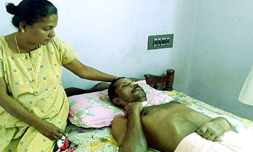 പോസ്​റ്റിൽനിന്ന് വീണ്​ ശരീരം തളർന്ന ലൈൻമാ​​​െൻറ കുടുംബം ദുരിതത്തിൽ