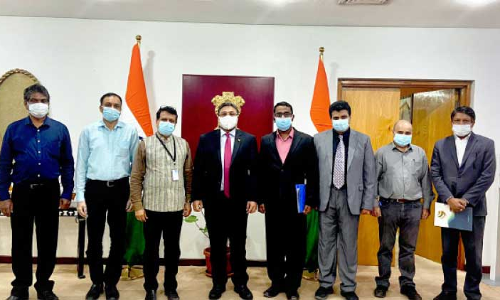 സി.​െഎ.എസ്​ കുവൈത്ത് ഭാരവാഹികൾ അംബാസഡറെ കണ്ടു