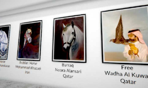 കതാറയിൽ കളർ ഓഫ് ഡെസേർട്ട് വെർച്വൽ പ്രദർശനം