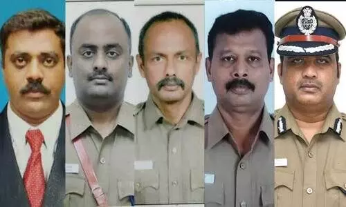 അഞ്ച് പൊലീസ്​ ഓഫിസർമാർക്ക് അന്വേഷണ മികവിനുള്ള കേന്ദ്ര ബഹുമതി