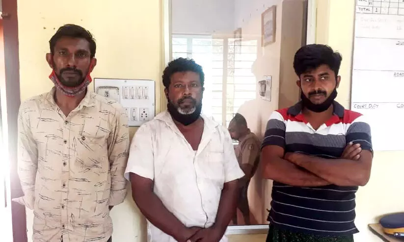 ആട് മോഷ്ടാക്കളെ പിടികൂടി ആട് മോഷ്ടാക്കളെ പിടികൂടി