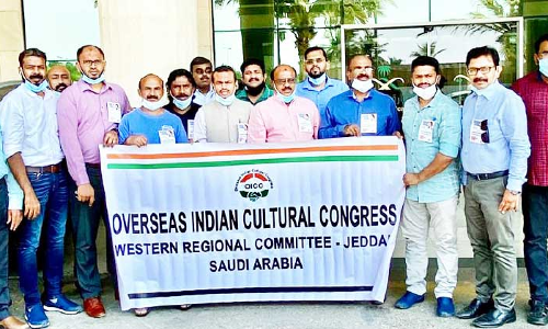 ജി​ദ്ദ ഒ.​​െഎ.​സി.​സി ര​ക്ത​ദാ​ന ക്യാ​മ്പ് ന​ട​ത്തി