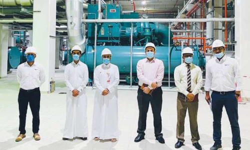 അകത്തും പുറത്തും തണുപ്പ്, എജുക്കേഷൻ സിറ്റി സ്റ്റേഡിയത്തിൽ ഡി.സി പ്ലാൻറ് ഒരുങ്ങുന്നു അകത്തും പുറത്തും തണുപ്പ്, എജുക്കേഷൻ സിറ്റി സ്റ്റേഡിയത്തിൽ ഡി.സി പ്ലാൻറ് ഒരുങ്ങുന്നു