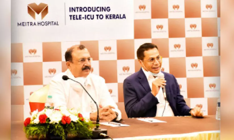 സംസ്ഥാനത്തെ ആദ്യ ടെലി ഐ.സി.യു മേയ്ത്ര ആശുപത്രിയുടെ സഹകരണത്തോടെ സംസ്ഥാനത്തെ ആദ്യ ടെലി ഐ.സി.യു മേയ്ത്ര ആശുപത്രിയുടെ സഹകരണത്തോടെ