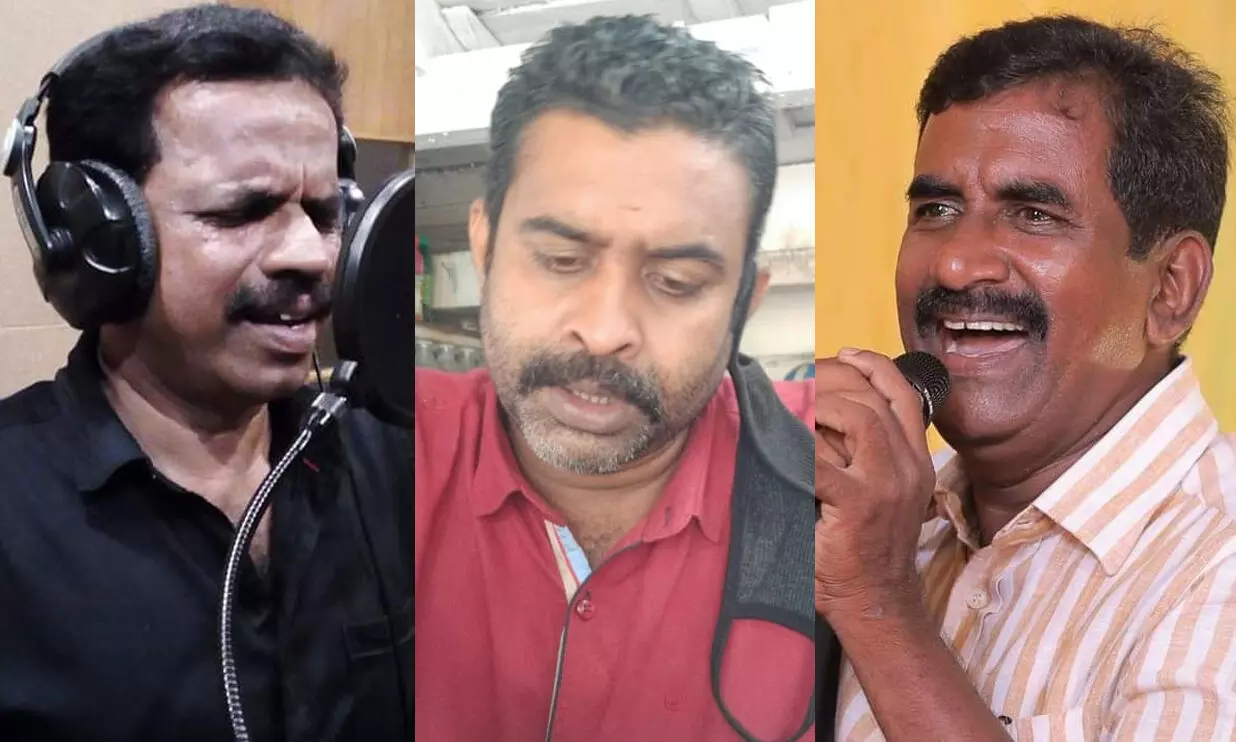 കോവിഡ് ദുരിതങ്ങള്‍ക്കിടയിലും തദ്ദേശ തെരഞ്ഞെടുപ്പ് ആഘോഷമാക്കാന്‍ ഒരുകൂട്ടം ഗായകർ