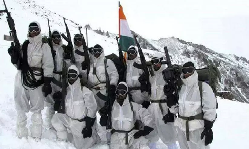 ലഡാക്കിലെ ഇന്ത്യൻ സൈനികർക്ക് കൊടും തണുപ്പിന്‍റെ പ്രതിരോധിക്കാൻ യു.എസ് സേനയുടെ ജാക്കറ്റുകൾ