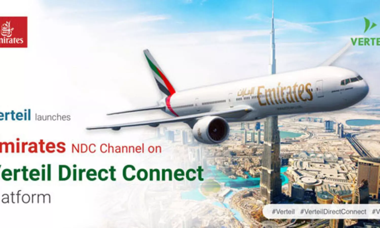 എമിറേറ്റ്‌സ് ഗേറ്റ്‌വേയിലൂടെ എന്‍ഡിസി കണക്ടിവിറ്റി ഇന്ത്യയില്‍ അവതരിപ്പിച്ച് വെര്‍ടീല്‍ ടെക്‌നോളജീസ്
