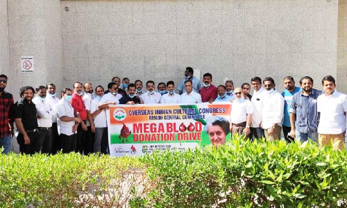 റി​യാ​ദ് ഒ.​ഐ.​സി.​സി ര​ക്ത​ദാ​ന ക്യാ​മ്പ് സം​ഘ​ടി​പ്പി​ച്ചു