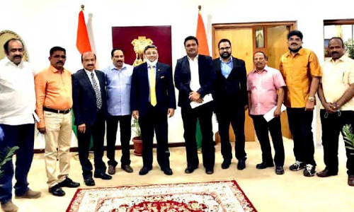 അജപാക്‌ ഭാരവാഹികൾ ഇന്ത്യൻ അംബാസഡറെ സന്ദർശിച്ചു