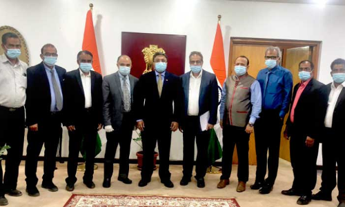 കെ.കെ.എം.എ ഭാരവാഹികൾ ഇന്ത്യൻ അംബാസഡറെ സന്ദർശിച്ചു