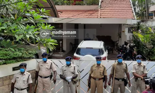 bineesh kodiyeri house raid