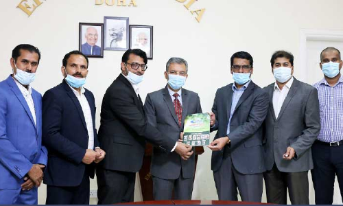 ഇന്ത്യൻ അംബാസഡറെ സന്ദർശിച്ചു