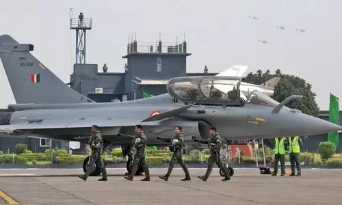 വ്യോമസേനക്ക്​ കരുത്തുകൂട്ടാൻ മൂന്നു റഫാൽ യുദ്ധവിമാനങ്ങൾകൂടി