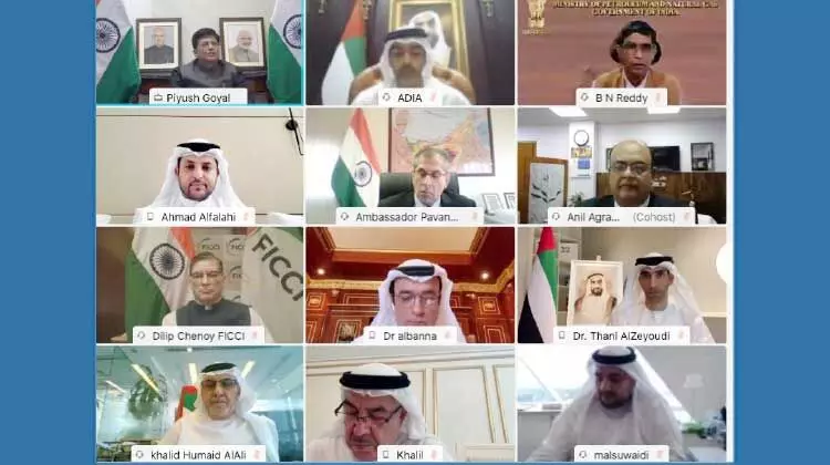 ഇന്ത്യ–യു.എ.ഇ എട്ടാമത് ടാസ്ക് ഫോഴ്സ് യോഗം നടന്നു: സാമ്പത്തിക മേഖലയുടെ ഉത്തേജനത്തിന് പരസ്പര സഹകരണം അത്യാവശ്യം