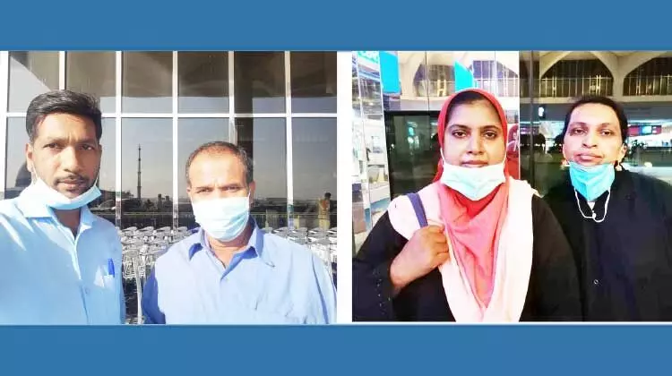 ദുരിത പ്രവാസത്തിന് അറുതി: സുശീലയും രാജ്നാരായണും നാട്ടിലേക്ക് മടങ്ങി ദുരിത പ്രവാസത്തിന് അറുതി: സുശീലയും രാജ്നാരായണും നാട്ടിലേക്ക് മടങ്ങി
