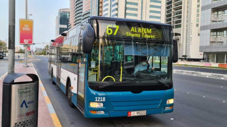 അബൂദബിയിൽ ബസ് റൂട്ടുകളിൽ മാറ്റം അബൂദബിയിൽ ബസ് റൂട്ടുകളിൽ മാറ്റം