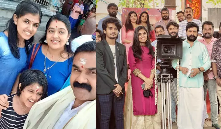 ഷാജു ശ്രീധറി​െൻറയും-ചാന്ദിനിയുടെയും മകൾ സിനിമയിലേക്ക്​; Std.X-E 99 ബാച്ചിന്​ സ്വച്ച്​ ഓൺ